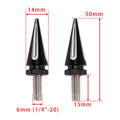 3 Pack Spike Windshield Fairing Mounting Bolts Black for Harley Touring (1996–2013)