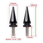 3 Pack Spike Windshield Fairing Mounting Bolts Black for Harley Touring (1996–2013)