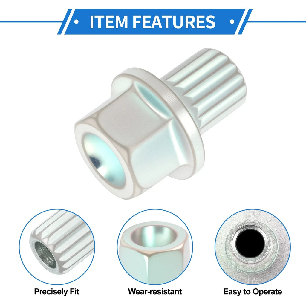 Wheel Lock Lug Nut for BMW Anti Theft Removal Key Socket Adapter