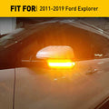 Dynamic Dark Lens LED Side Mirror Turn Signal Light for Ford Explorer (2011–2019)