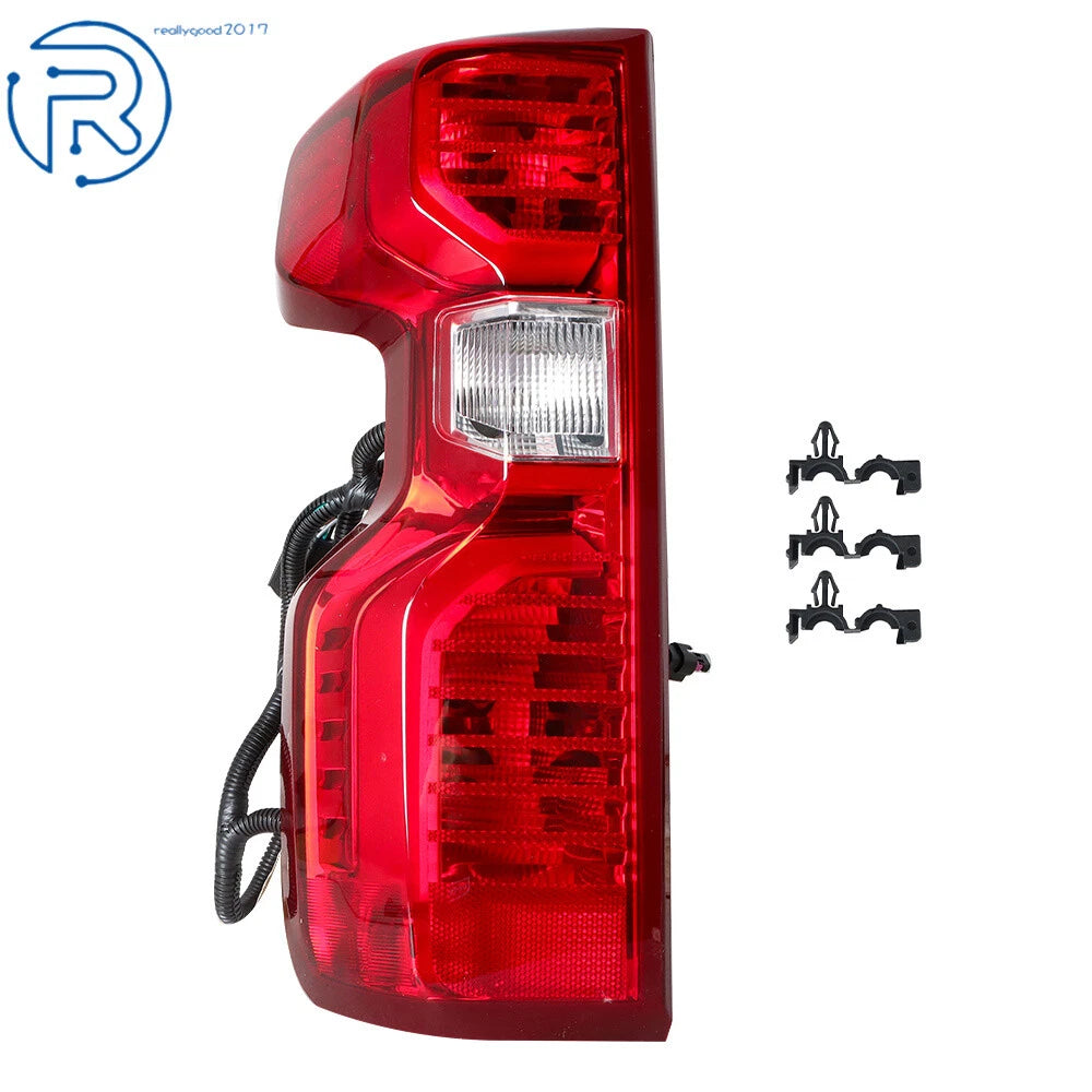 Set of 2 Halogen Tail Light Lamps for Chevy Silverado 1500 (2019-2021)