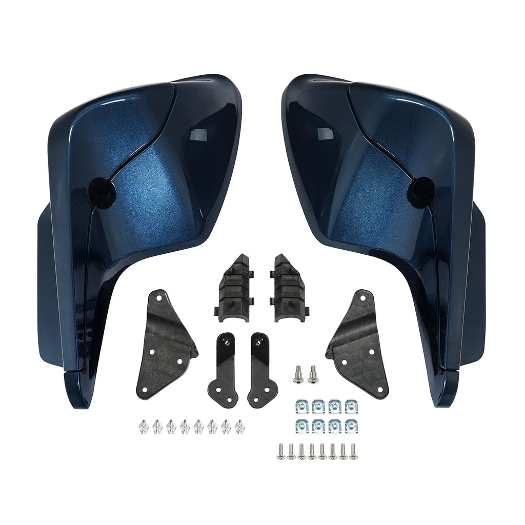 Fairing Leg Shields for BMW R18 Transcontinental (2021–2023) Gravity Blue Metallic