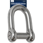 1/2" Marine Boat Chain D Rigging Dee Shackle with Screw Pin Stainless Steel