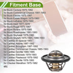 Engine Thermostat for Dodge Ram 1500 (1994–2003), Dakota (1987–2003), Ford F-150 (1975–1994)