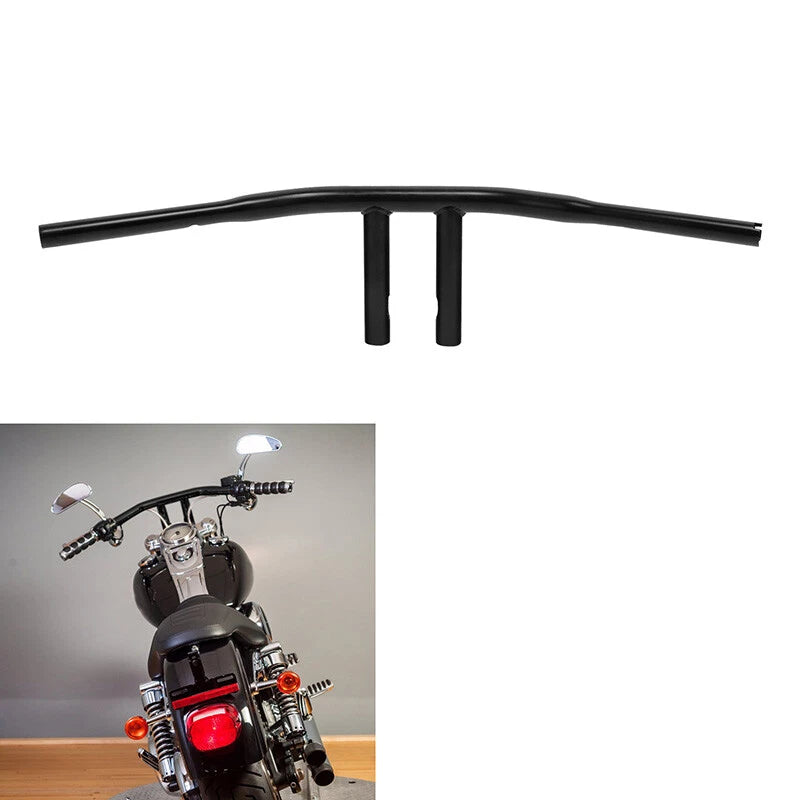 8" Rise Fat T-Bar Handlebar for Harley Dyna Softail Road King