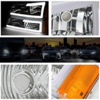 LED DRL Bumper Headlight/Lamp for Chevy Silverado/Avalanche (2003–2007)