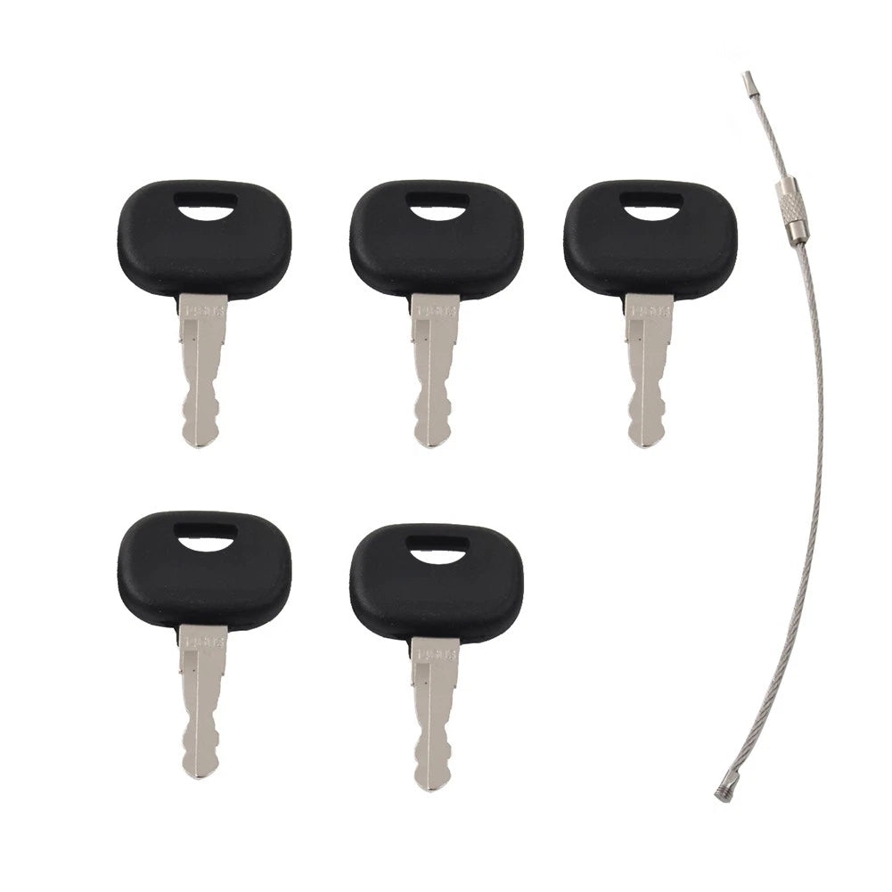 Set of 5 Ignition Keys 14603 8U-9569 for Volvo Mini Excavators & Loaders