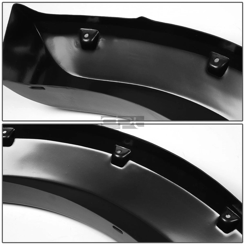 3" Textured Black Pocket-Riveted Wheel Fender Flares for Ford F-150 (2004–2008)