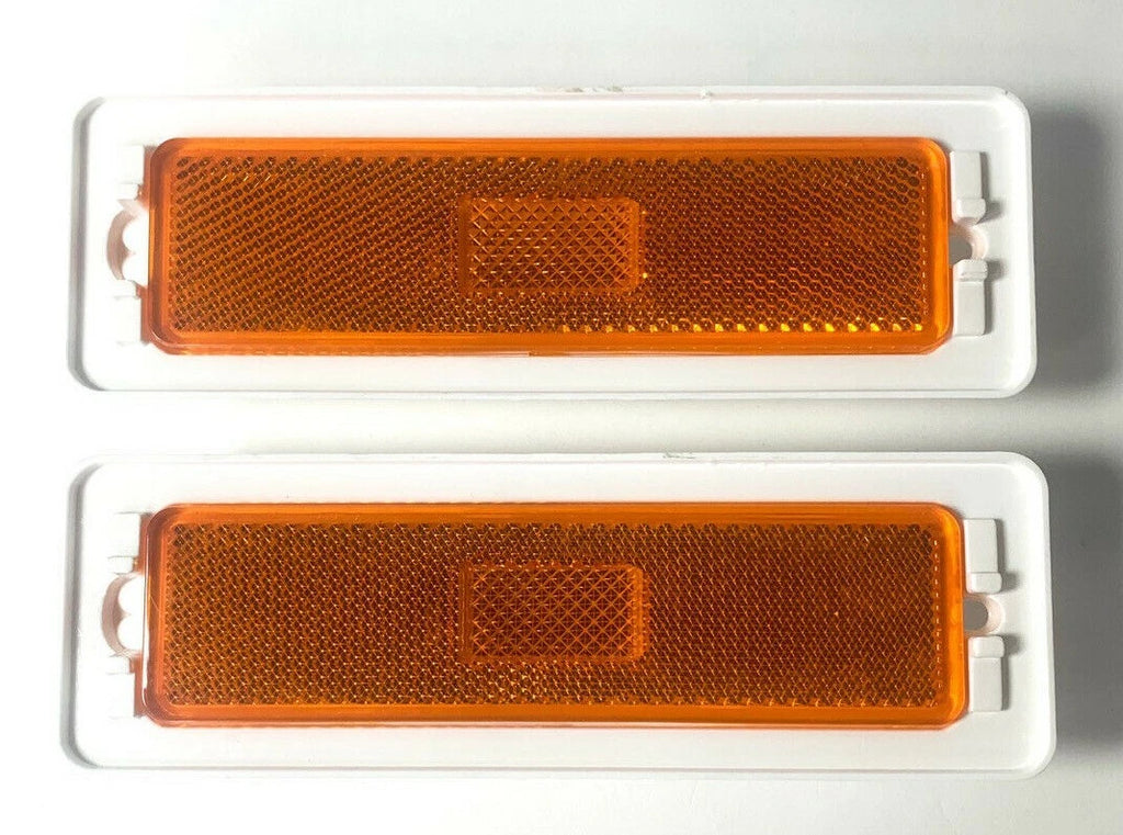 Front Amber Side Marker Lamp Light Assemblies for 1970–1974 Chevy Nova