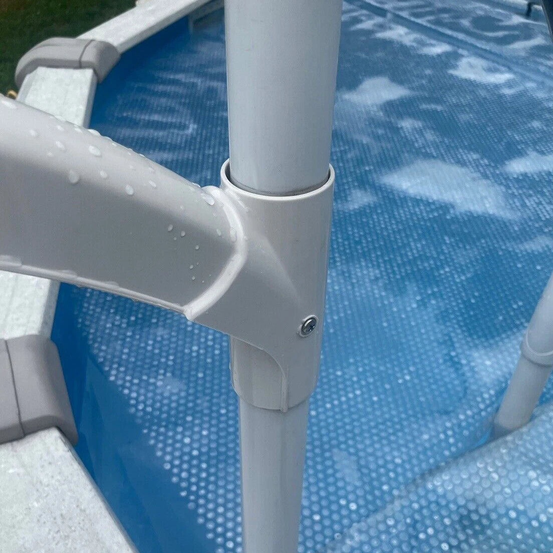 Handrail for BiltMor Above Ground Swimming Pool Step (1PC) White