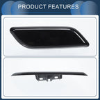 Front Right Washer Nozzle Cover for Honda Accord VIII 2011-2013 Black 1 x