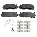 Front Rotors & Akebono ProACT Ceramic Brake Pads Kit for Avalon, Camry