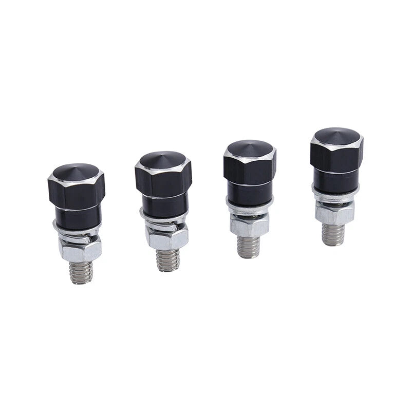 Set of 4 Hex License Plate Frame Bolts for Harley Touring Sportster Dyna Softail
