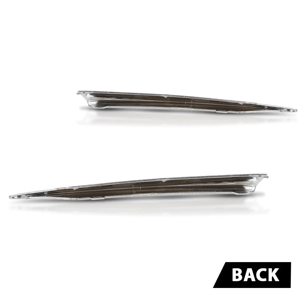 Set of 2 Front Bumper Driving Light Trim for Lincoln MKC (2015–2019)