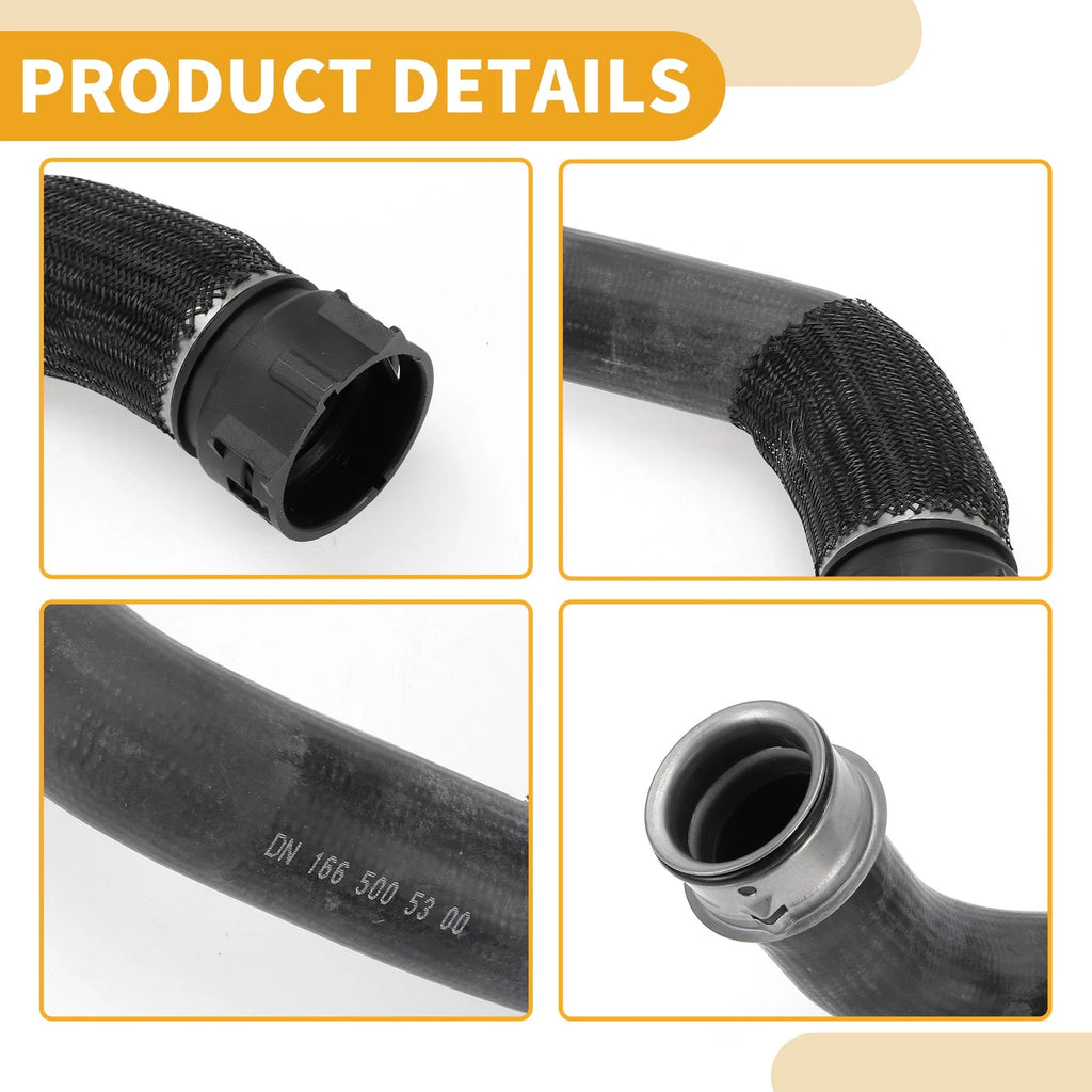 Radiator Coolant Hose for Mercedes-Benz GL550 (2013–2016) No.A1665005300 Black