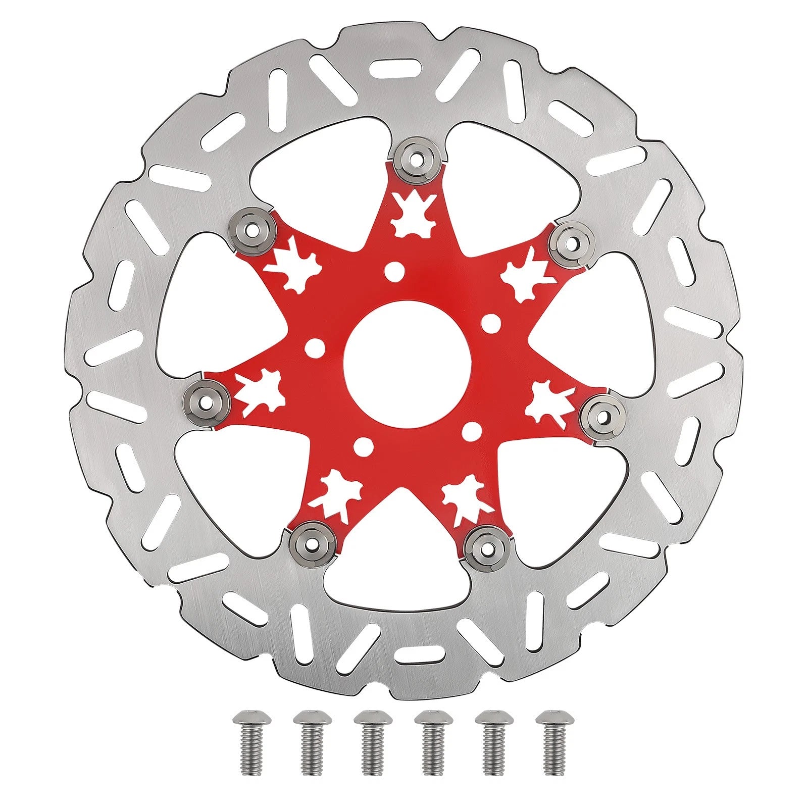 11.8" Front Brake Rotor Disc for Harley-Davidson Touring (2008–2019) Trike (2009–2019) Red