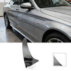 Rear Bumper Wolf Tooth Blade Gloss Black for Mercedes C-Class W205 (2015–2018)