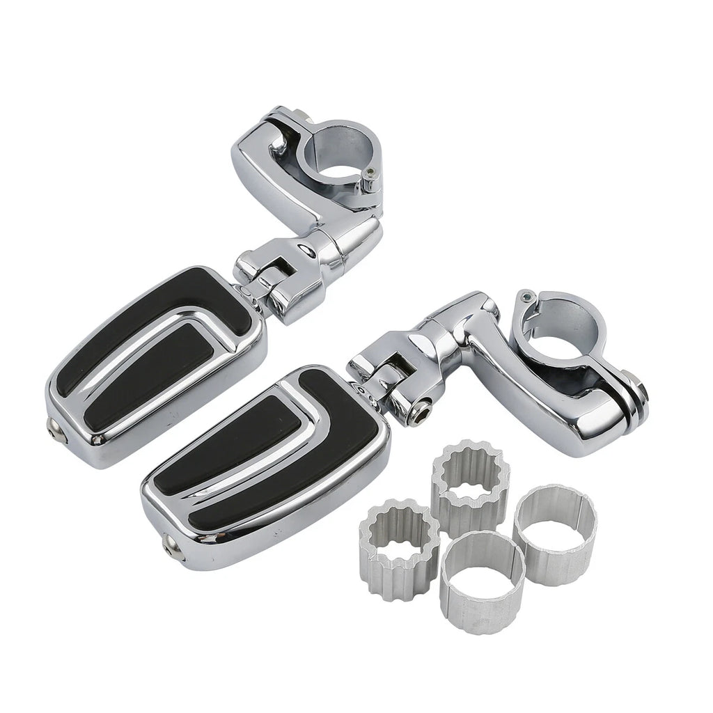 Set of 2 Highway Bar Footpegs for Harley Softail Dyna Touring