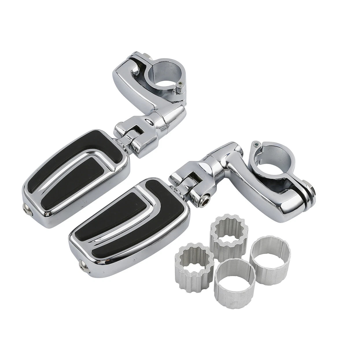 Set of 2 Highway Bar Footpegs for Harley Softail Dyna Touring
