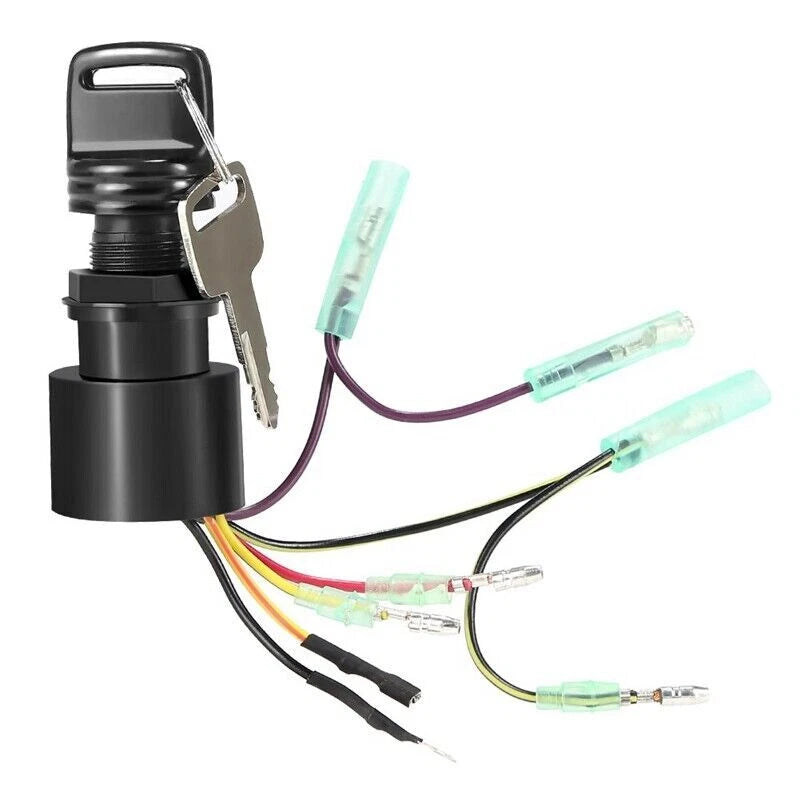 Ignition Key Switch for Mercury Outboard Control Box (6 Wire, 87-17009A5)