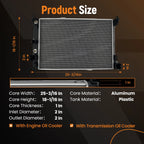 Aluminum Radiator for Mercedes-Benz E400 W212/W213 (2013–2017)