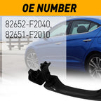 Outside Door Handle for Hyundai Elantra (2017-2020) - Left Rear, Black