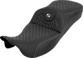 SADDLEMEN Extended Reach RoadSofa Seat for Motorcycle (w/o Backrest)
