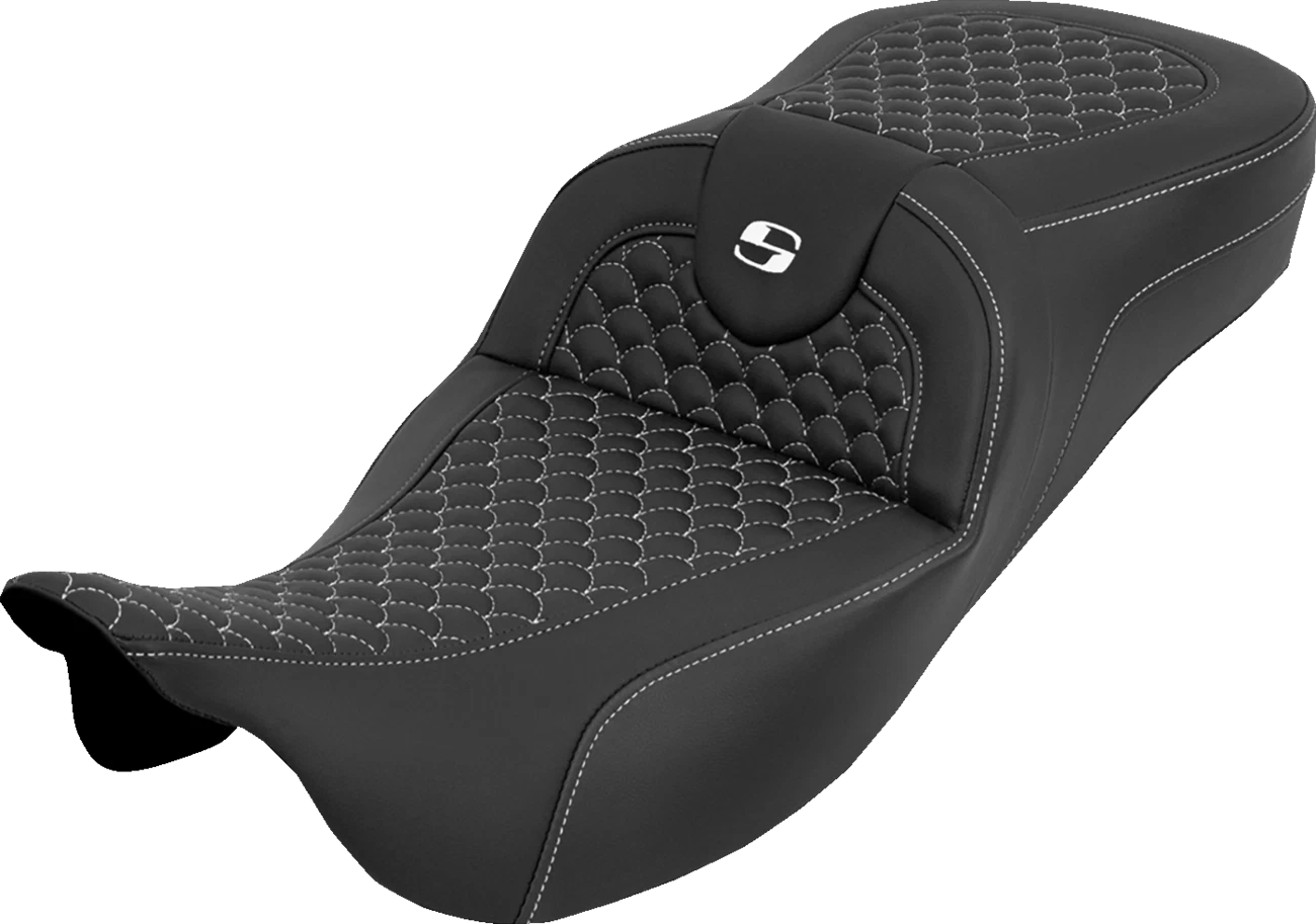 SADDLEMEN Extended Reach RoadSofa Seat for Motorcycle (w/o Backrest)