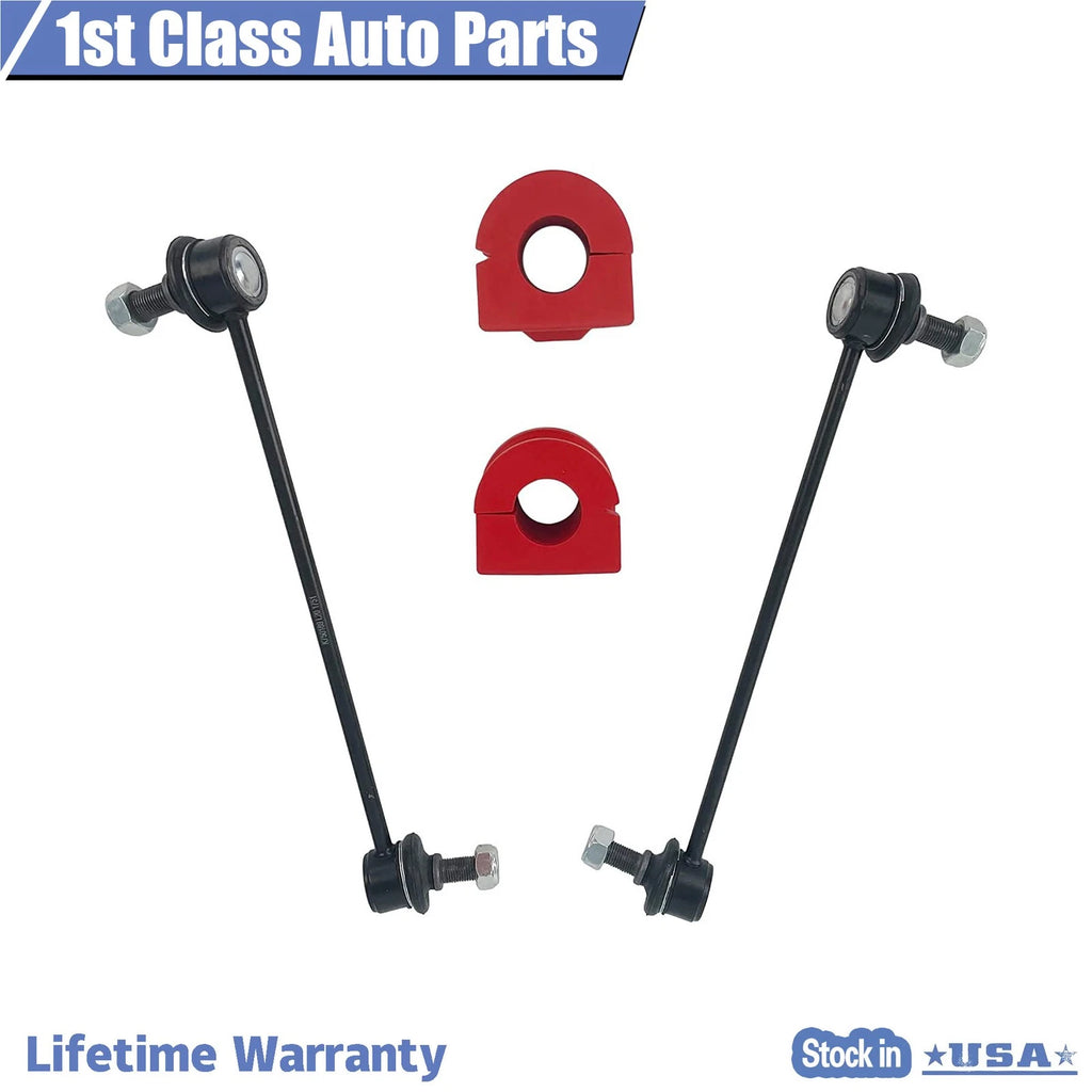 Set of 4 Front Sway Bar Links Bushings for GMC Terrain Chevrolet Equinox (2010–2017)