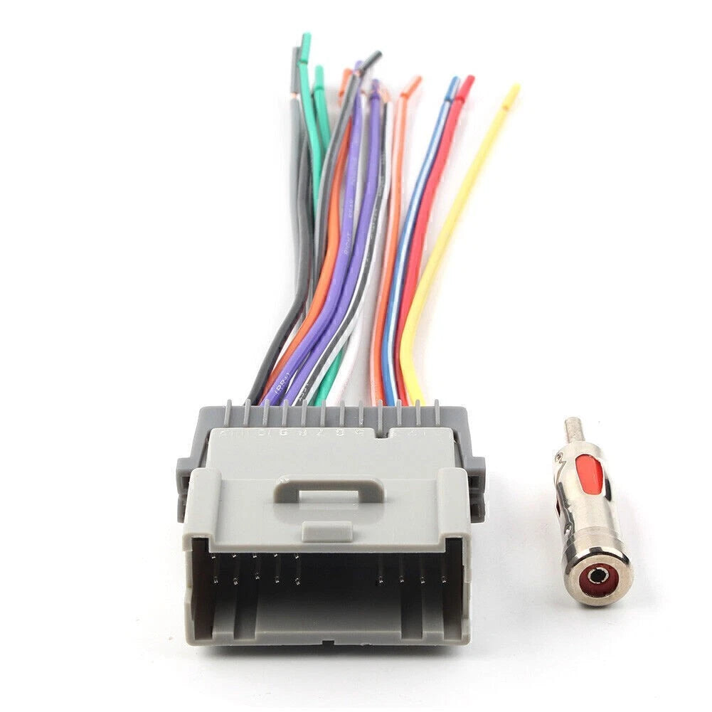 Car Stereo Radio Wiring Harness Antenna for Buick Chevy GMC Pontiac (2000–up)