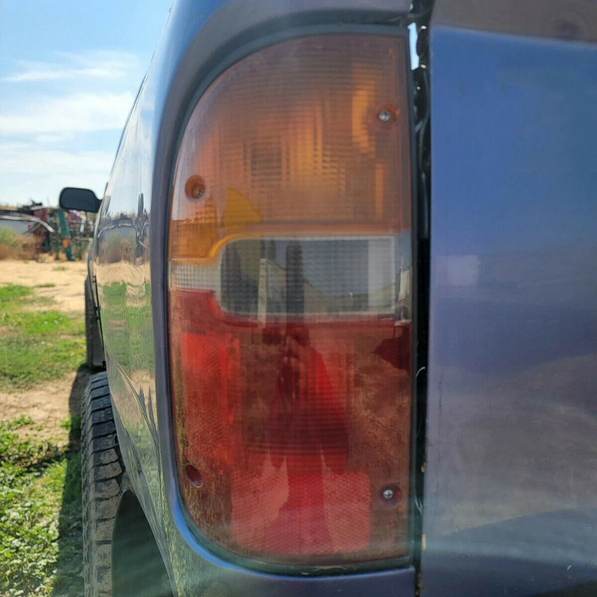 Rear Taillight Lamp for Toyota Tacoma (1995–2000) Chrome Red DOT-Certified