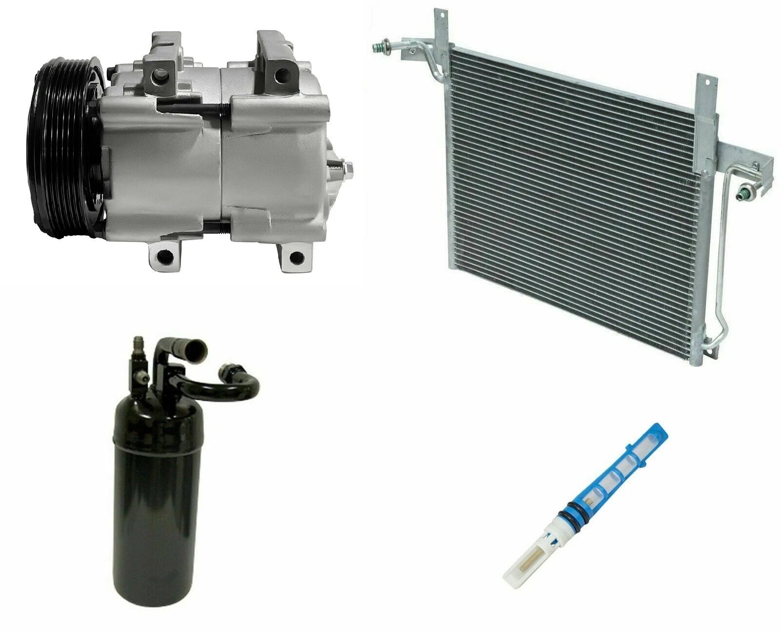 A/C Compressor with Condenser Kit for Ford Explorer 4.0L (1993–1994)