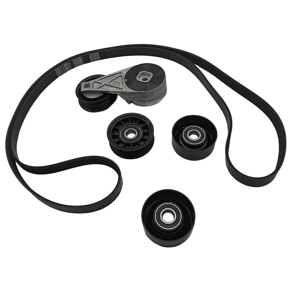 Serpentine Belt Drive Component Kit for Chevy Malibu (2004–2006) Pontiac G6 (2005–2006)