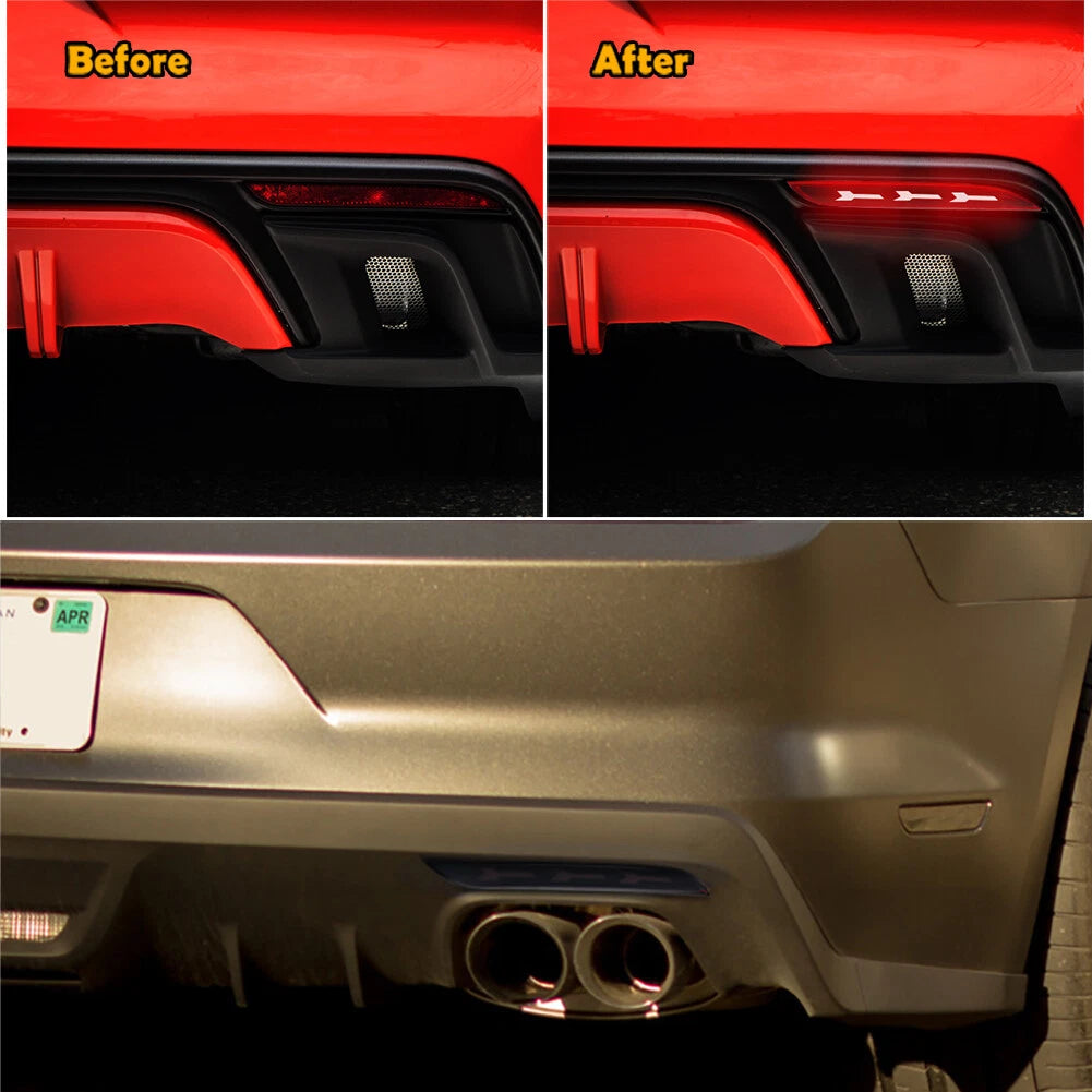 Smoked LED Tail Lights for Ford Mustang (2015–2017)