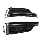 Front Bumper Fog Light Grille for Audi A5 S5 Cabriolet Coupe (2018–2019)