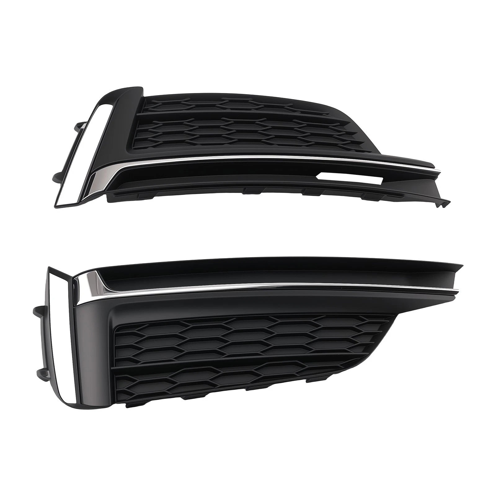 Front Bumper Fog Light Grille for Audi A5 S5 Cabriolet Coupe (2018–2019)