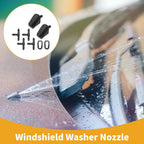 Windshield Washer Nozzle Kit for Ford Fiesta (2001–2007) No. 1442176, 2 Pcs