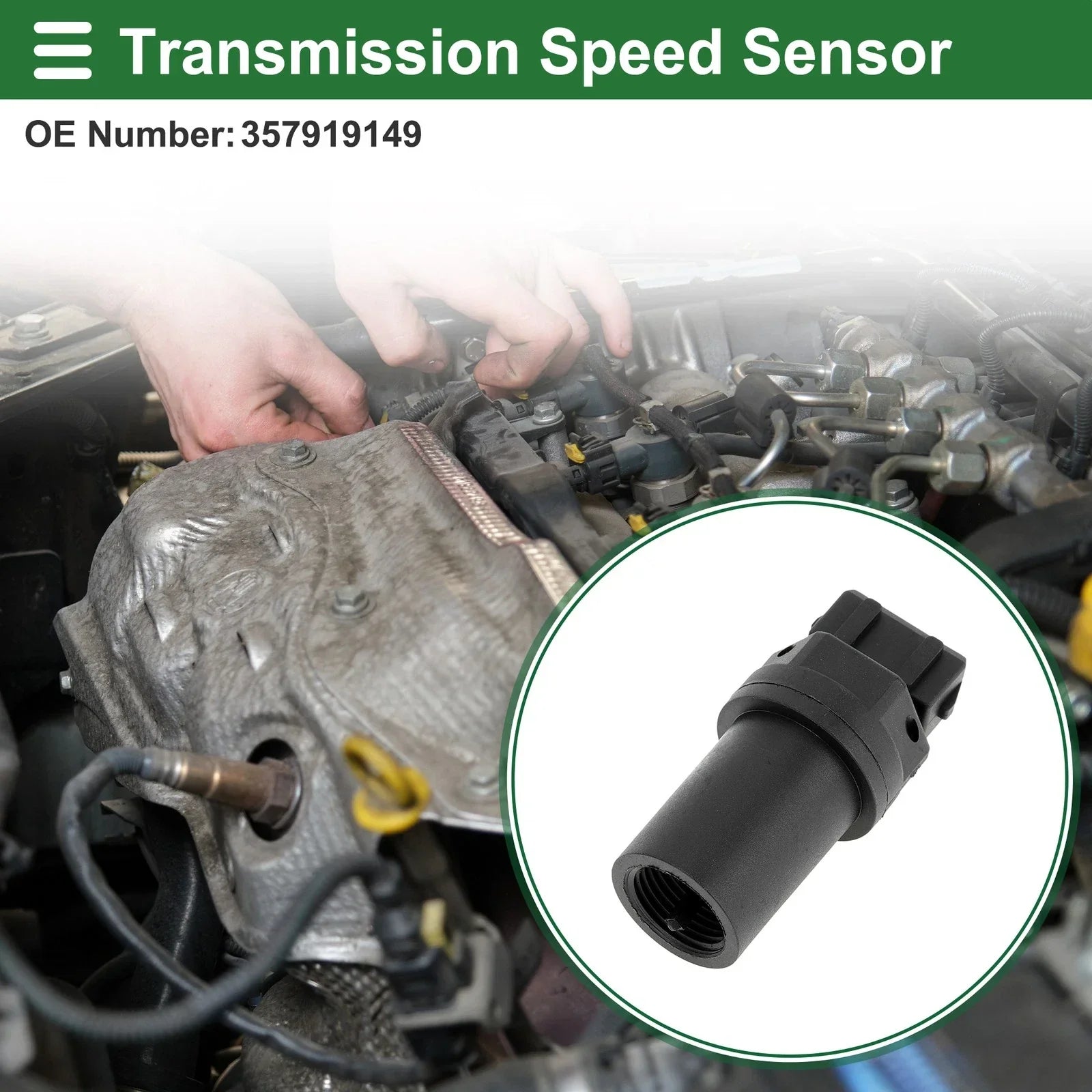 1 Pc Transmission Speed Sensor for VW Cabrio 2.0 (1996–2002)