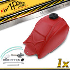 Red Fuel Tank Petcock with Cap for Honda ATC250SX (1985–1987)