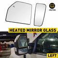 Left Upper+Lower Towing Mirror Glass for Ford F150 (2015–2020)