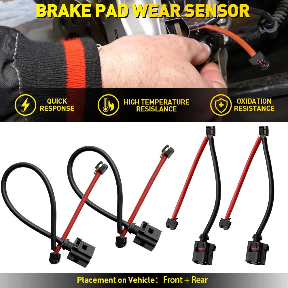 4Pcs Brake Pad Wear Sensor for Porsche Panamera (2010–2016)