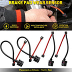 4Pcs Brake Pad Wear Sensor for Porsche Panamera (2010–2016)