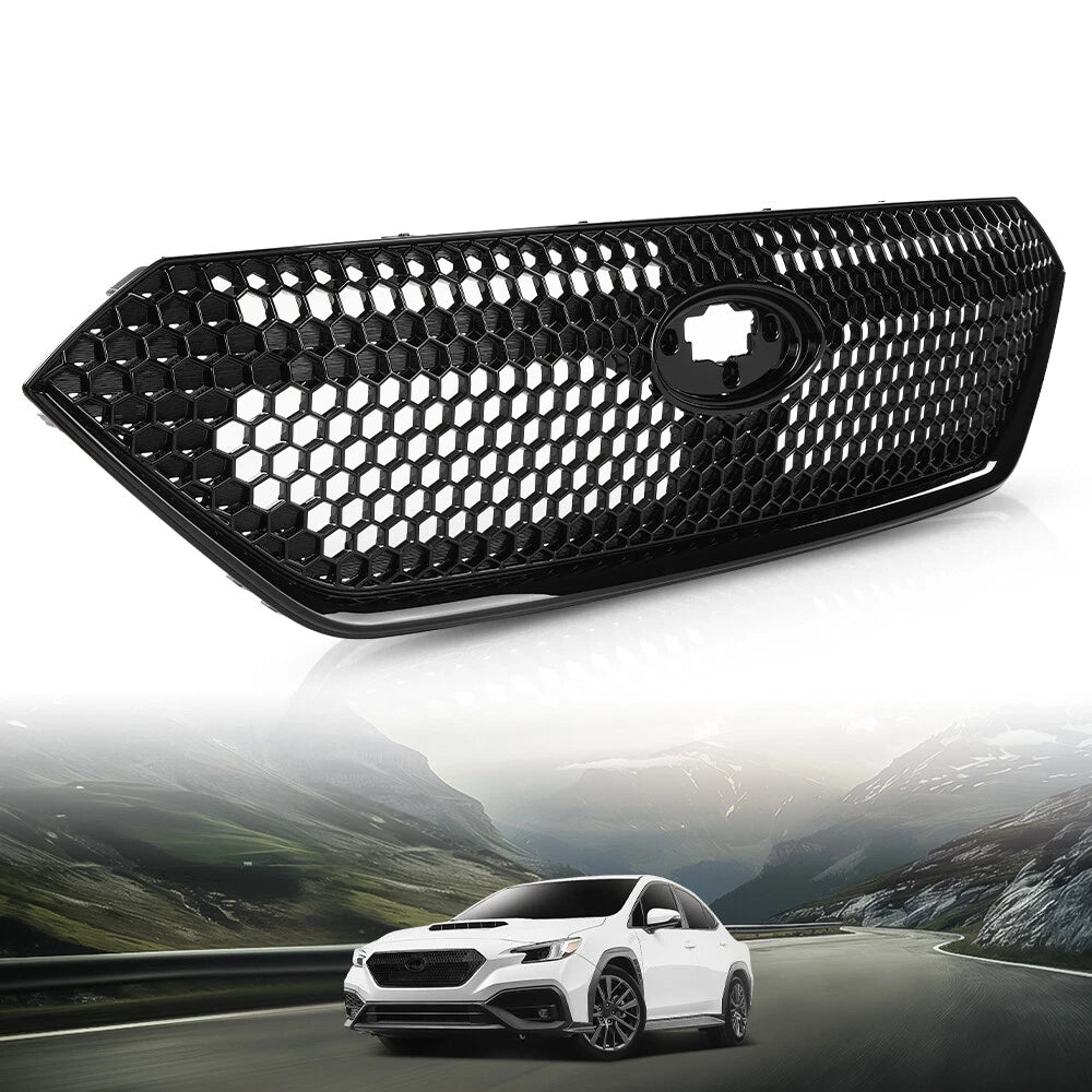 Front Bumper Grille for Subaru WRX STI (2022–2023) Black Assembly