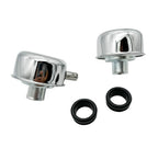 Breather PCV Valve with Push In Chrome Neck for 1-1/4 Valve Cover Hole (1)