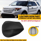 Leather Console Lid Armrest Cover for Ford Explorer (2011–2018) EXV
