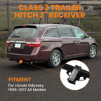 Class 3 Trailer Tow Hitch for Honda Odyssey (1999–2017) 2 Inch Receiver
