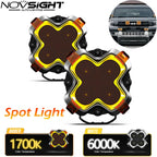 2X 6" LED Work Light Pod Combo Beam for Chevrolet Ford