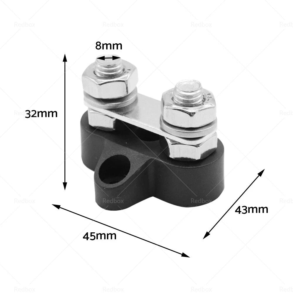 Bus Bar Power Terminal Blocks M6 Negative M8 Positive for 12V 24V