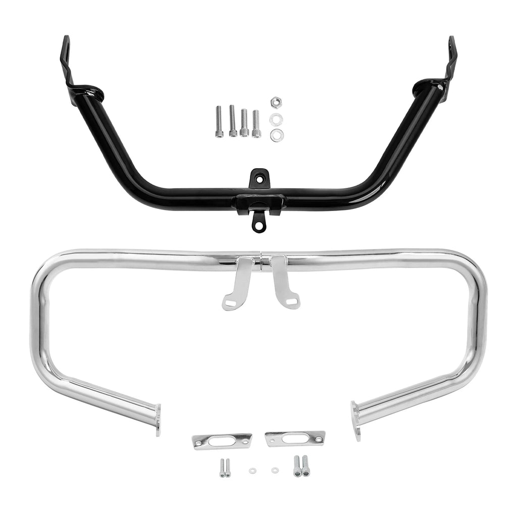 Chrome Chopped Engine Guard Bar Fairing Support for Harley Road Glide (2015–2024)