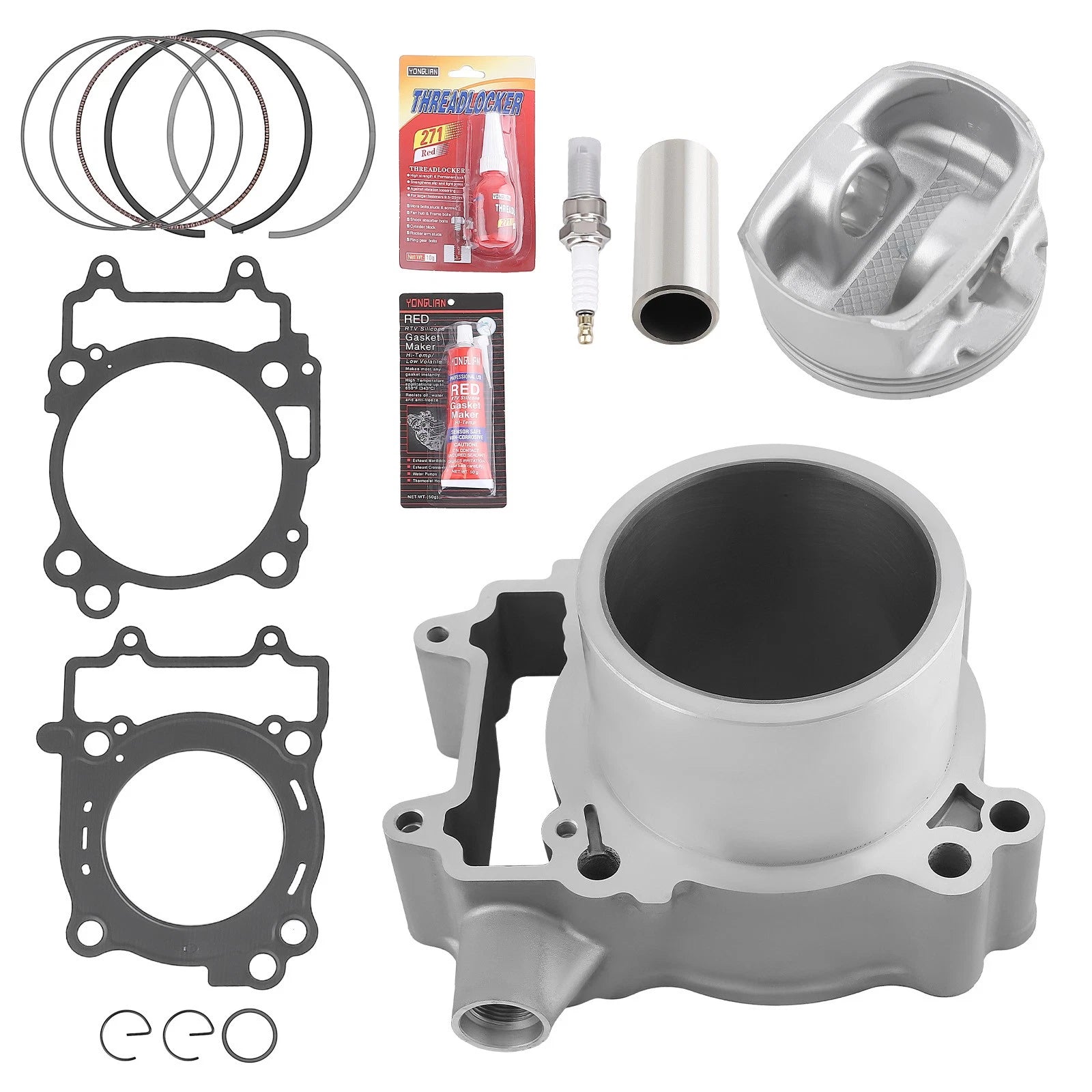 93mm Top End Cylinder Piston Gaskets Kit for Polaris Sportsman 450 (2017–2022)